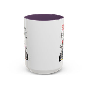 Bad to the Gnome Coffee Mug - 11oz & 15oz Accent Mugs for Bikers & Gnome Lovers