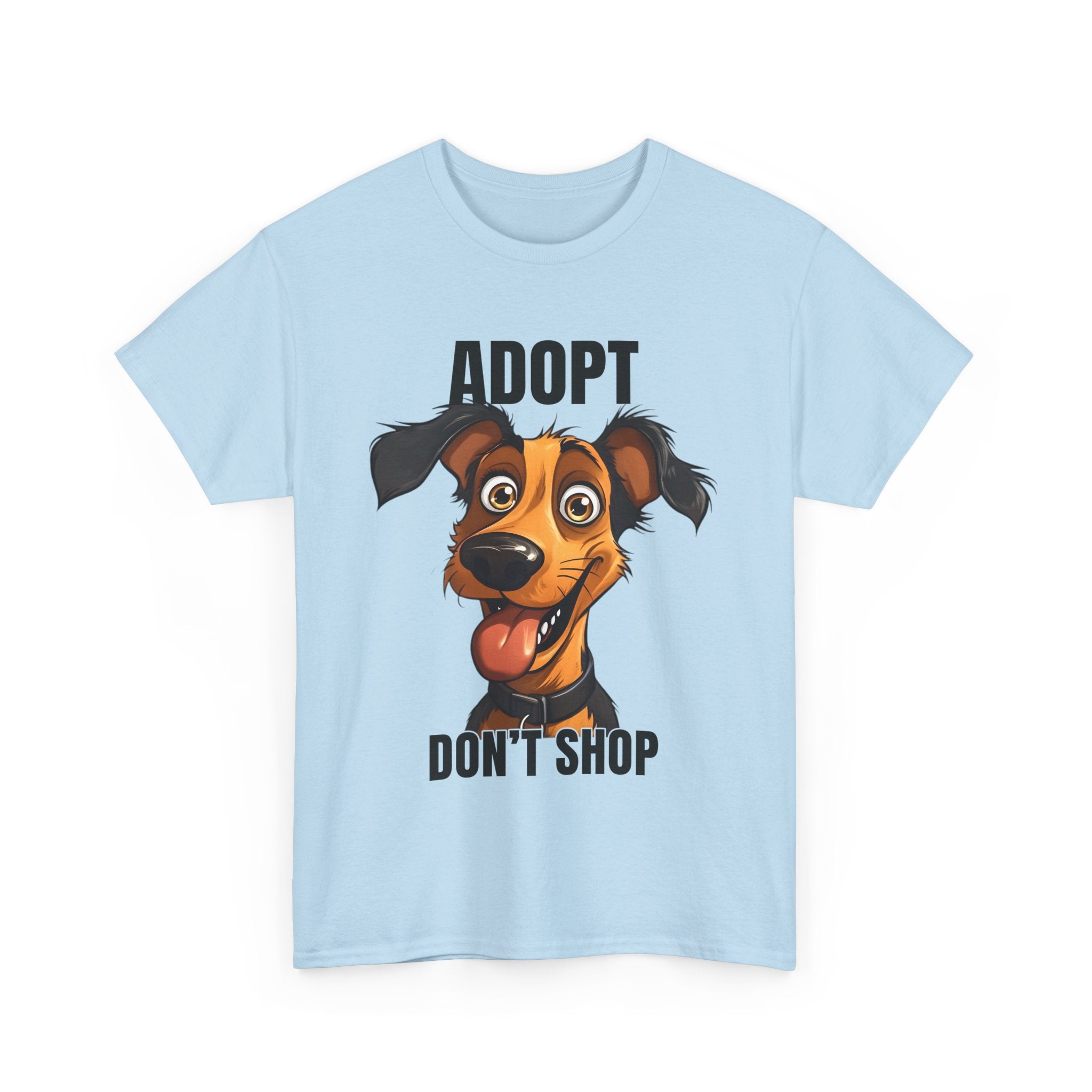 Funny Dog Adoption Tee, Unisex Tee, Pet Lover Gift, Animal Rescue Shirt, Dog Lover Apparel, Adopt Don't Shop Tee