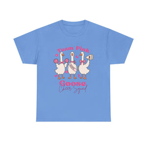 cancer awareness Cheer Squad Goose Tee - Perfect for Cheerleaders, Team Spirit, Bird Lovers, Fun Gifts, Casual Wear