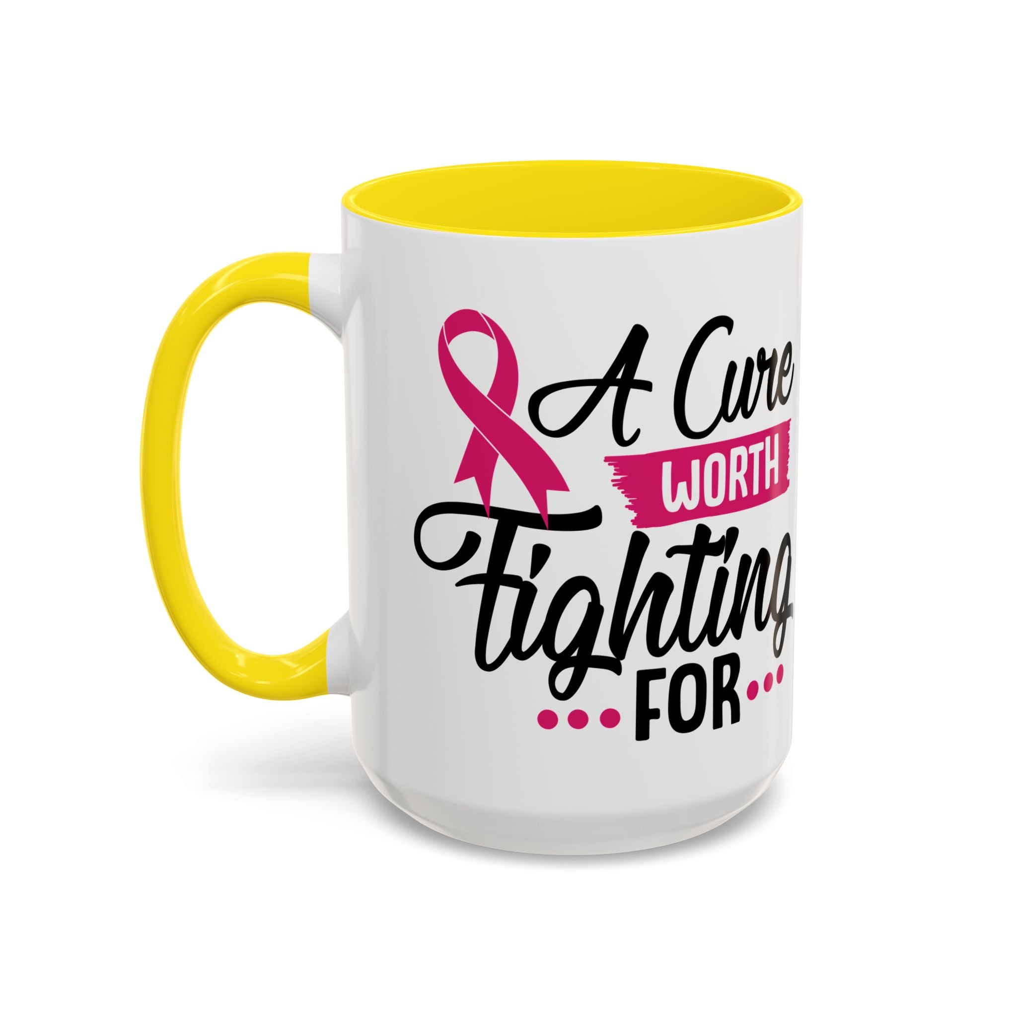 Inspirational Breast Cancer Awareness Mug, Supportive Gift for Fighters, 11oz & 15oz Coffee Cup - Perfect for Fundraisers, Hope, [...]