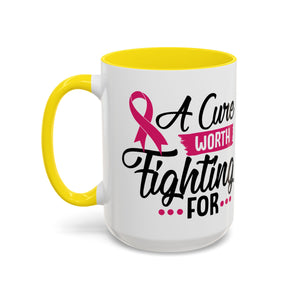 Inspirational Breast Cancer Awareness Mug, Supportive Gift for Fighters, 11oz & 15oz Coffee Cup - Perfect for Fundraisers, Hope, [...]