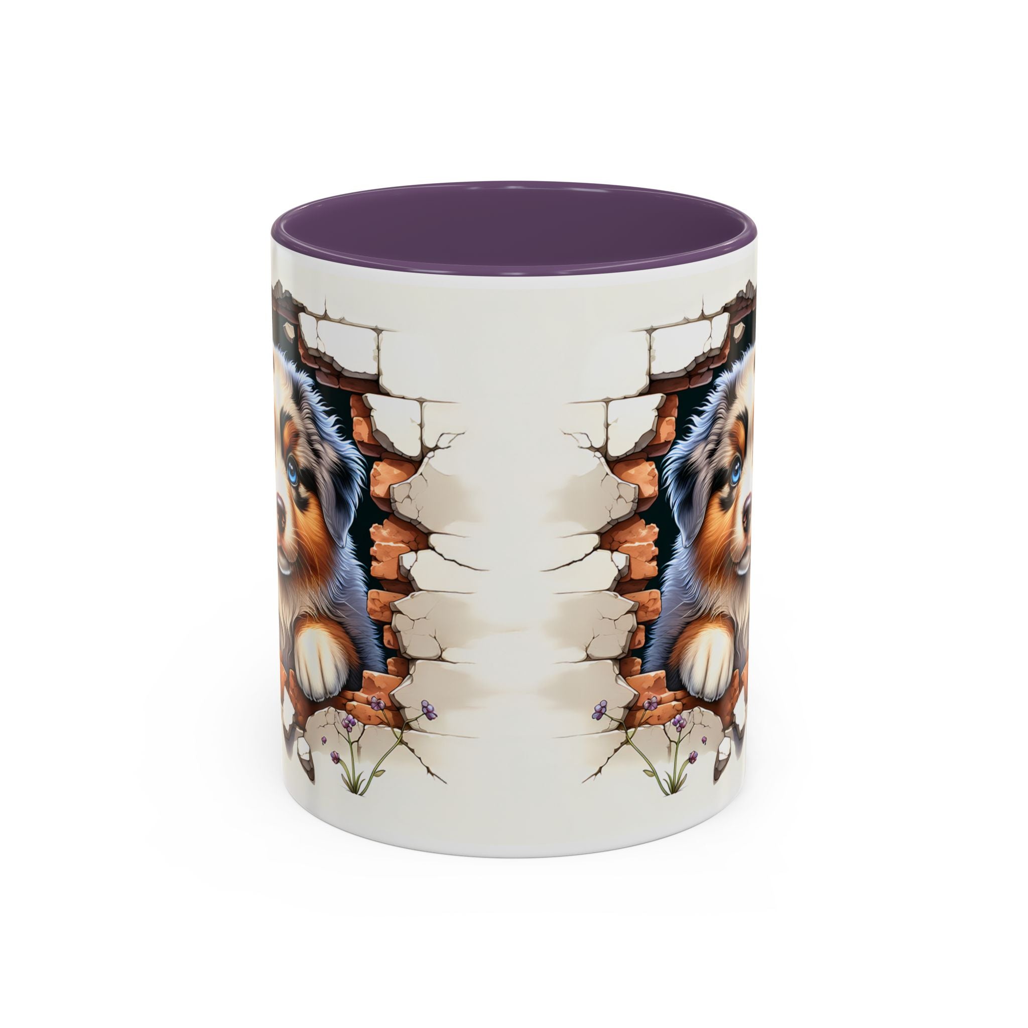 Cute Puppy Accent Coffee Mug - Perfect Gift for Dog Lovers, Unique Pet Lover Mug, Mother’s Day, Birthday, Home Decor