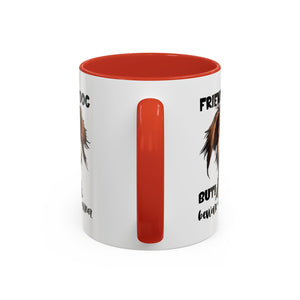 Friendly Dog Owner Mug, Dog Lover Gift, Funny Coffee Cup, Pet Owner Humor, Animal Lover Present, Holiday Gift for Dog Lovers
