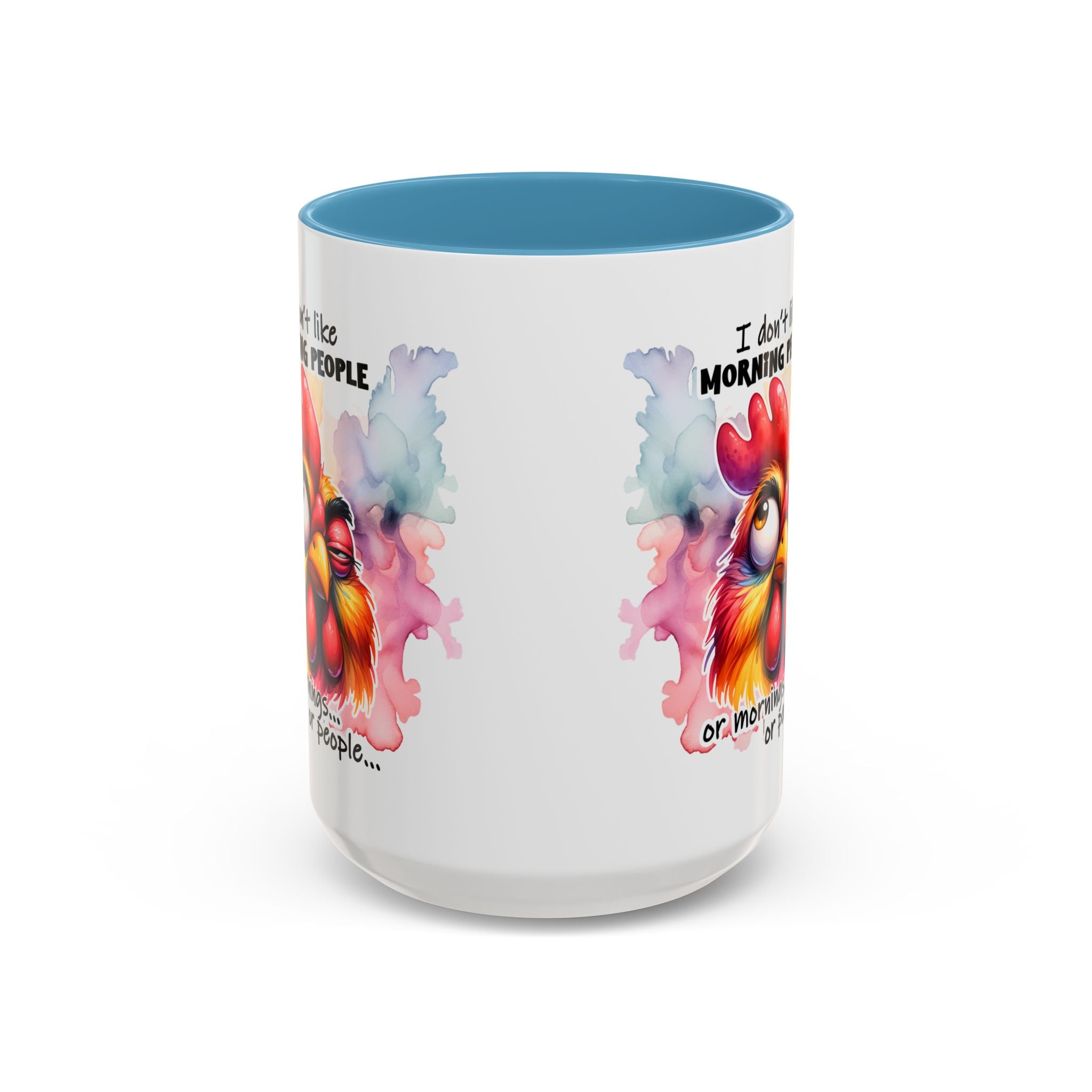 Funny Morning Coffee Mug, Rooster Mug, Gift for Coffee Lovers, Morning People, Humor Mug for Friends