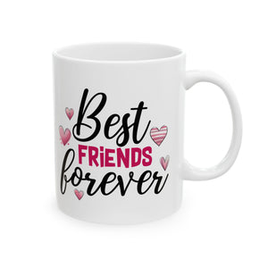 Best Friends Forever coffee Mug - Cute Gift for Friendship, Birthday, BFF, Coffee Lover, Tea Mug