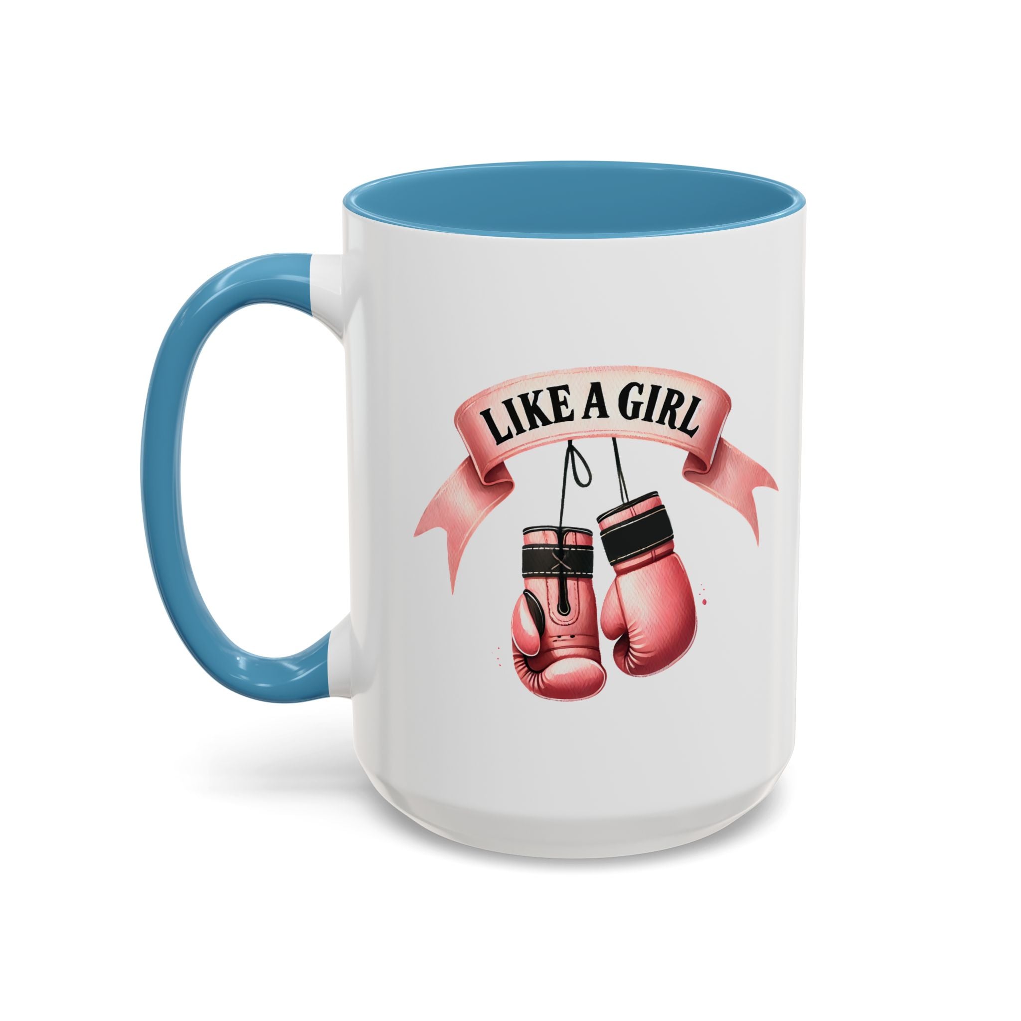 Boxing Motivation Coffee Mug | Like a Girl | Empowerment Gift, Sports Mug, Inspirational Gift, Fitness Accessory, Coffee Lover