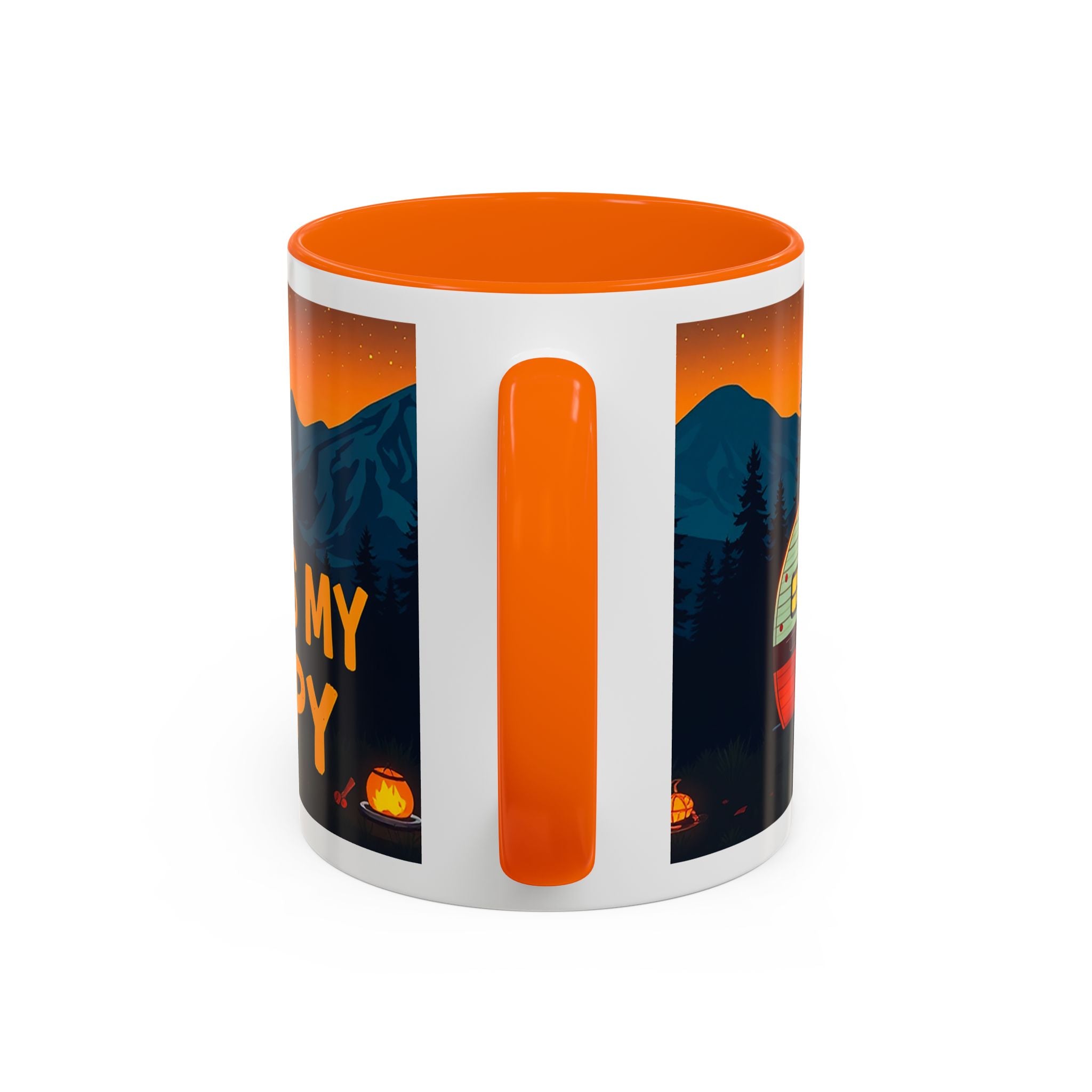 Camping Therapy Mug - Adventure Lover's Coffee Cup, Gift for Campers, Hiking Drinkware, Outdoorsy Coffee Mug, Nature Lover's Cup