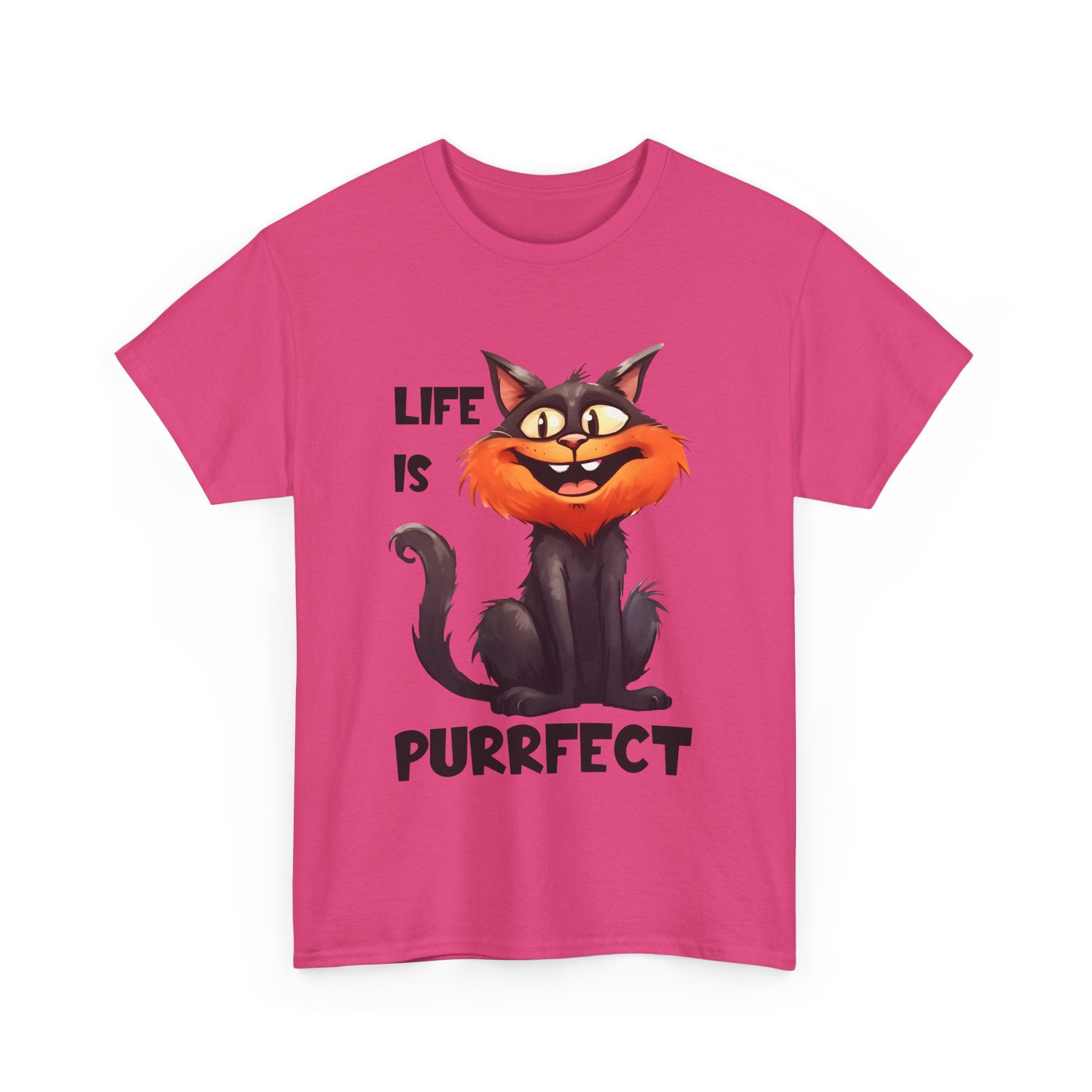 Purrfect Cat Tee, Cute Cat Lover Shirt, Fun Unisex Cotton Top, Gifts for Cat Owners, Funny Pet T-Shirt, Birthday Gift Idea