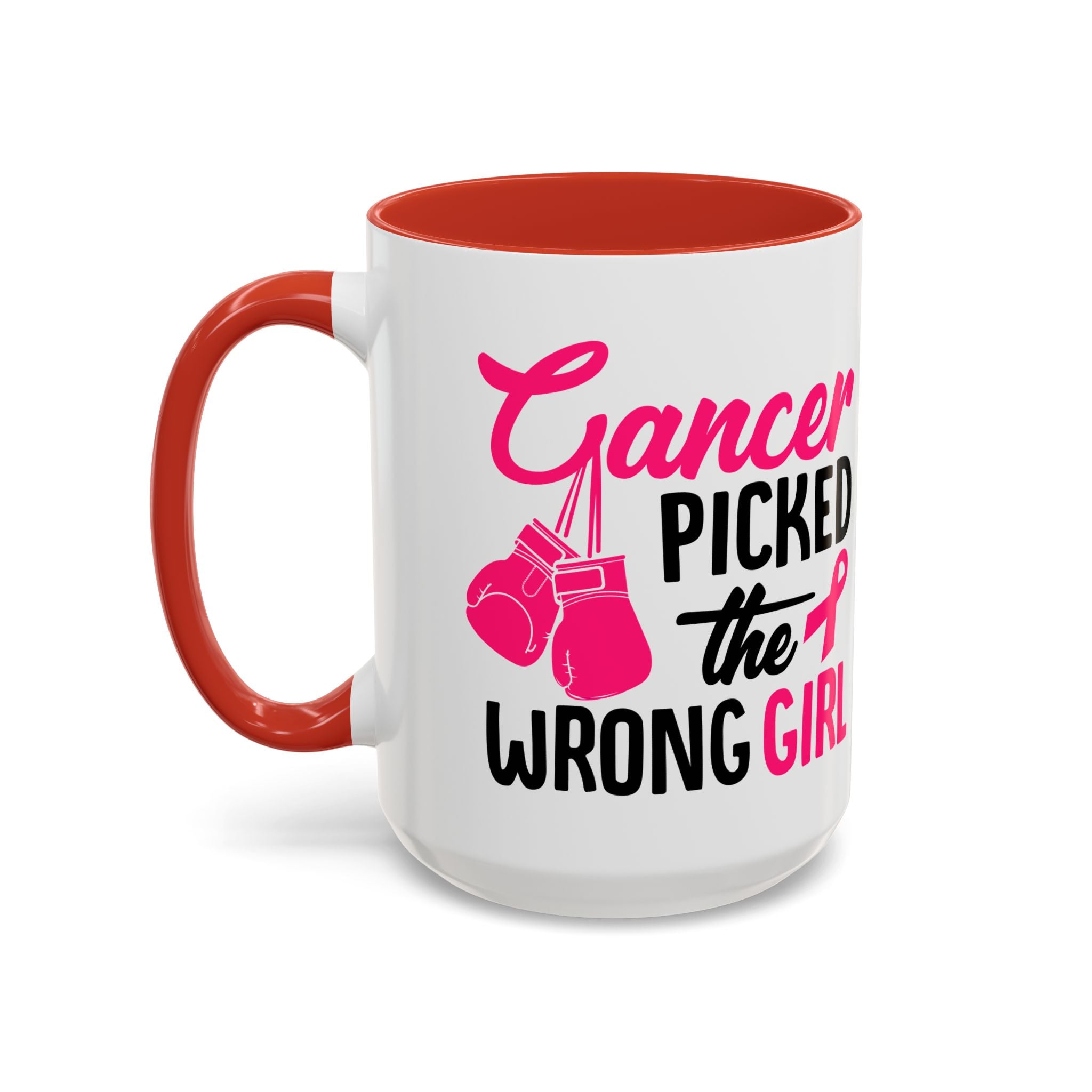 Empowering Cancer Warrior Mug, Coffee Cup for Fighters, Supportive Gift for Cancer Survivors, Inspiration for Awareness Events, [...]