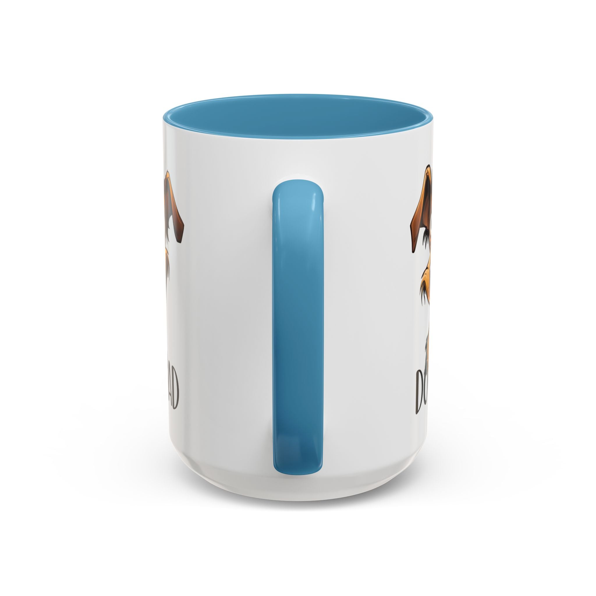 Dog Dad Accent Coffee Mug - Fun Gift for Dog Lovers, Pet Fathers, Father's Day, Birthday, Coffee Lovers