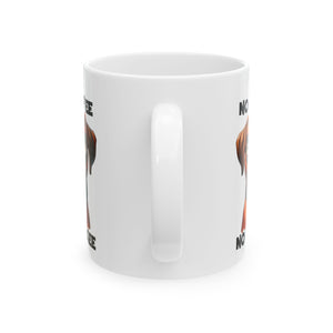 no coffee no workee funny dog Ceramic Mug, (11oz, 15oz)