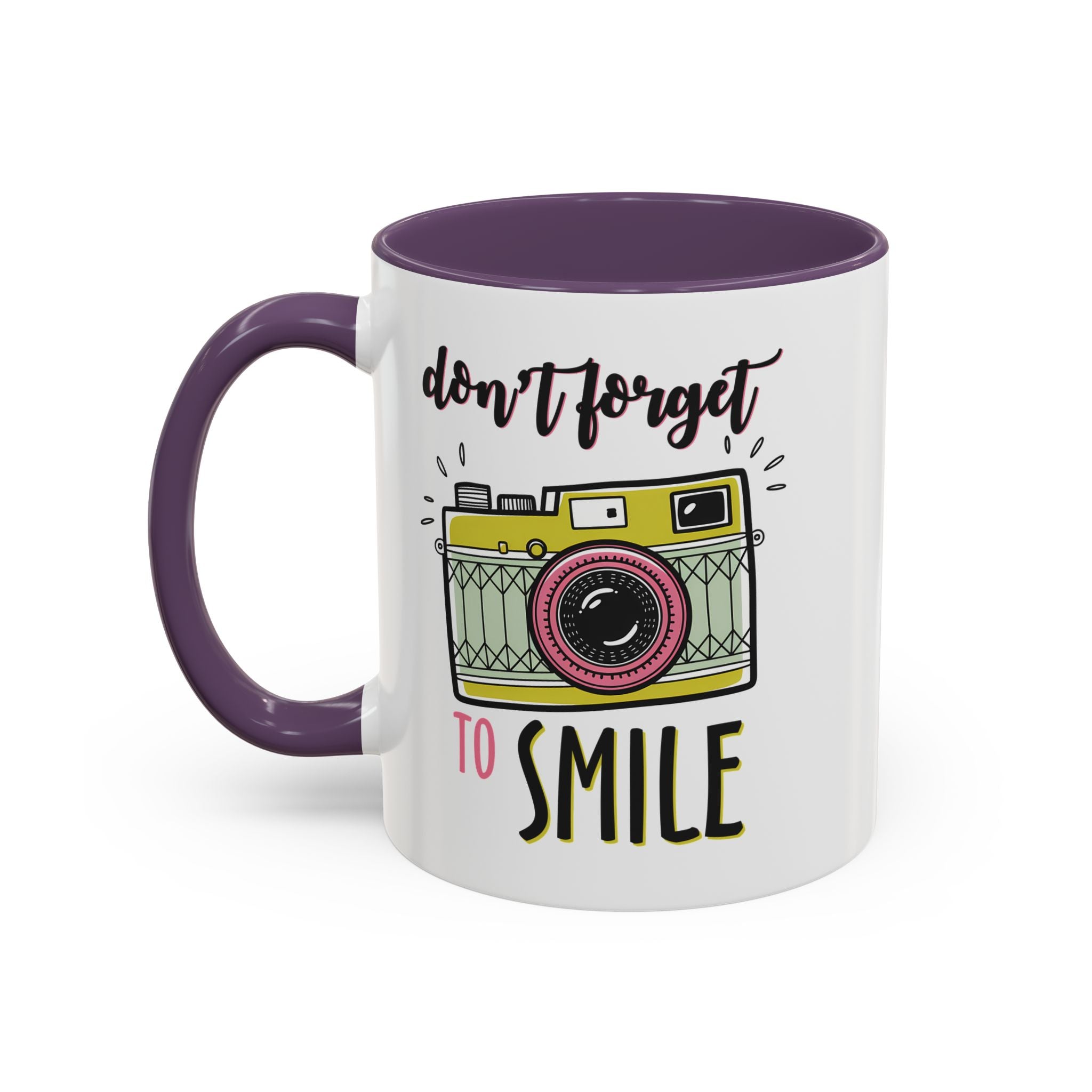 Inspirational Coffee Mug - 'Don't Forget to Smile' mental health