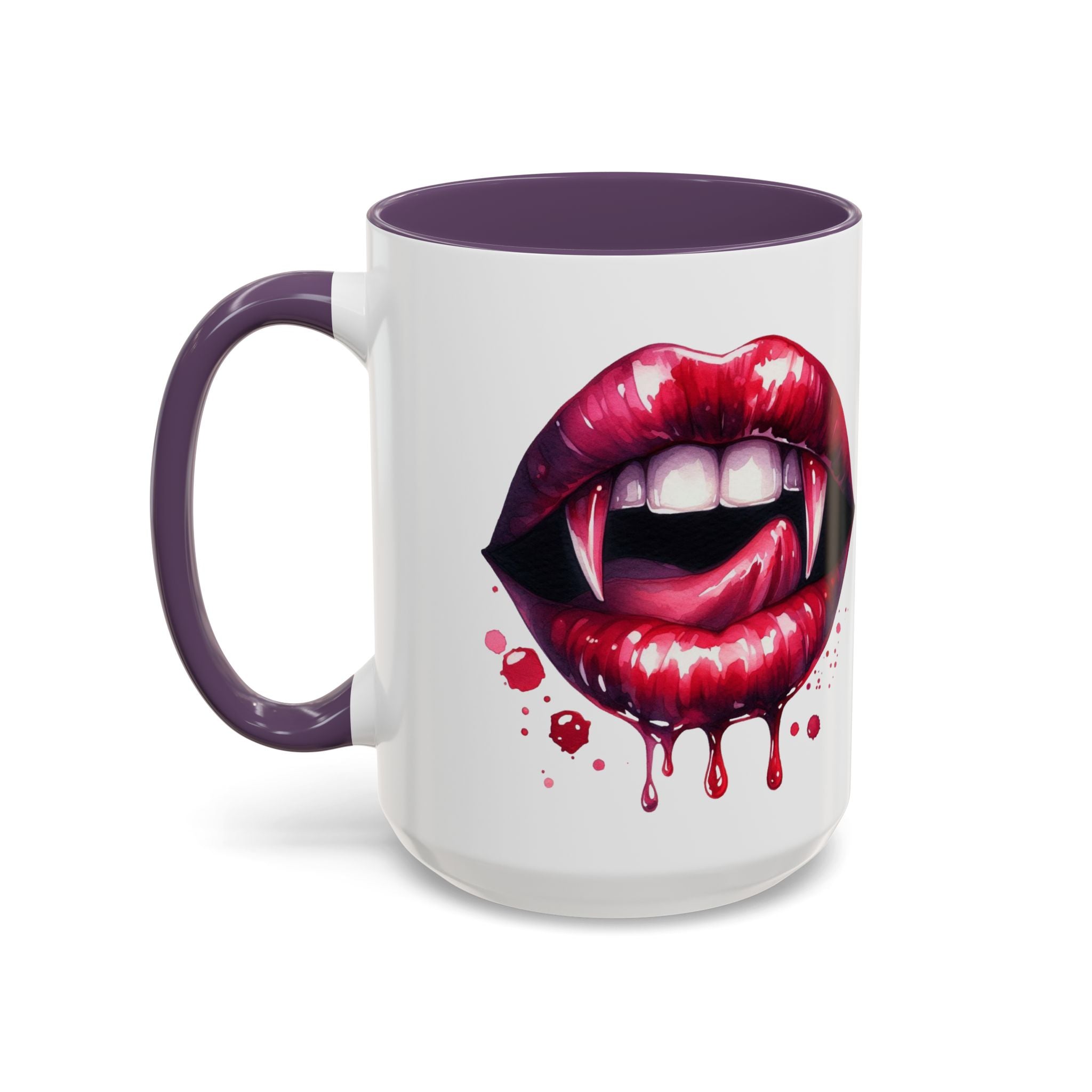 Gothic Vampire Teeth Coffee Mug – Perfect for Halloween, Spooky Occasions, Gift for Horror Lovers, Unique Accent Cup