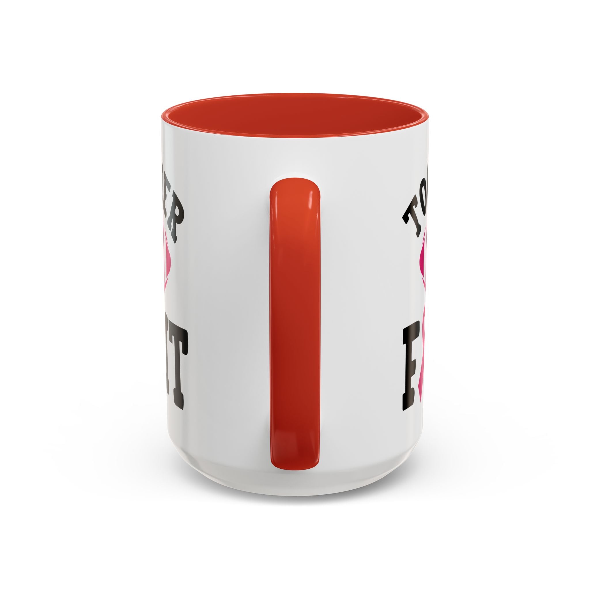 Together We Fight Pink Ribbon Coffee Mug, Support Breast Cancer Awareness, Gift for Survivors, Football Lovers, Empowerment
