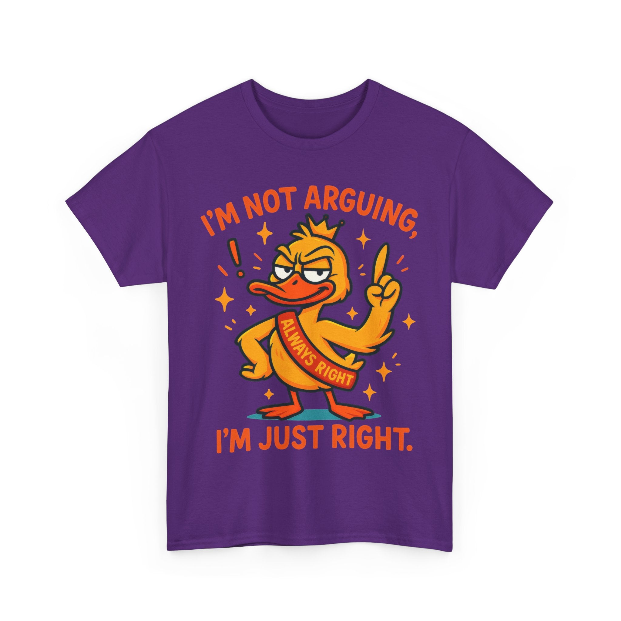 Funny attitude always right Tee, Casual Wear, Gift for Friends, Humor T-Shirt,  Loungewear, Birthday Gift