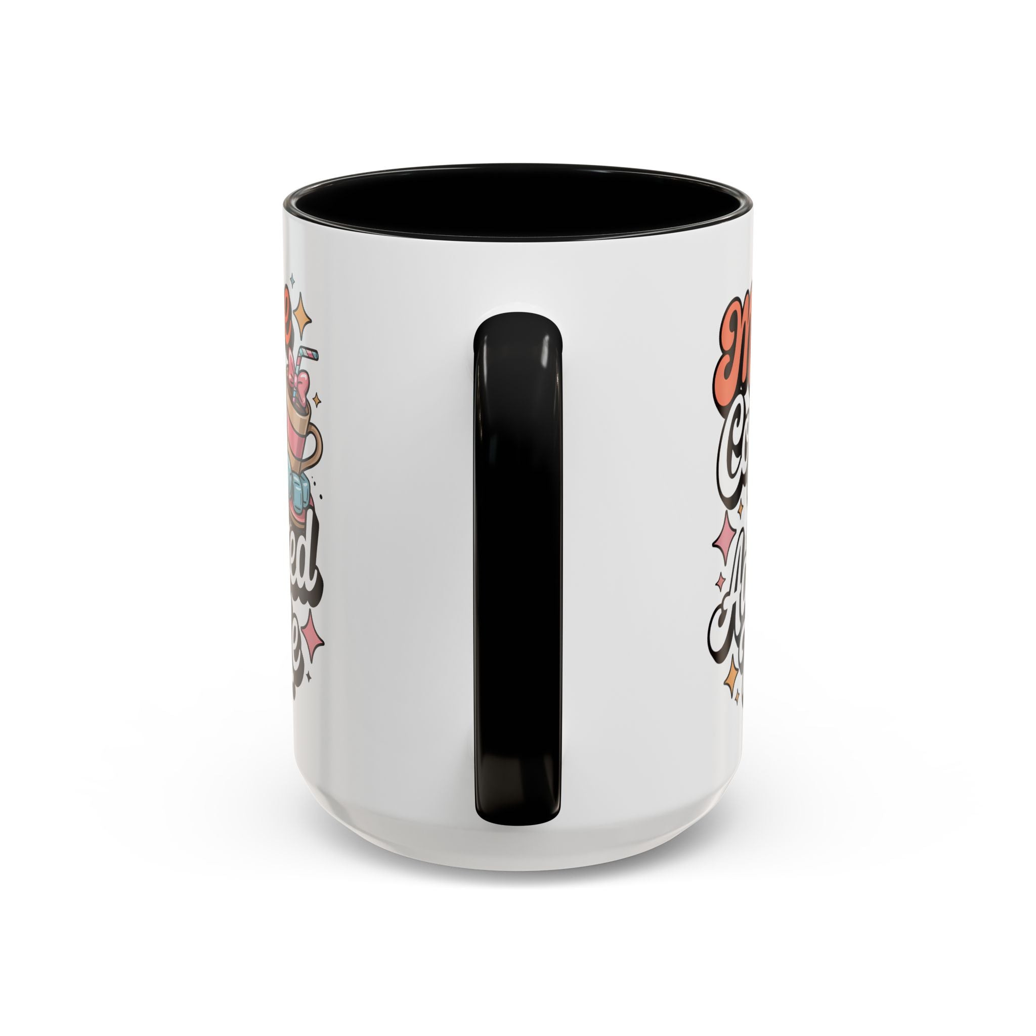 Coffee Addict Accent Mug - Fun Design for Coffee Lovers