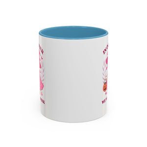 Halloween Breast Cancer Awareness Coffee Mug | October 2023 Gift, Pink Ribbon Mug, Spooky Coffee Cup, Cute Duck Mug, Fall Decor