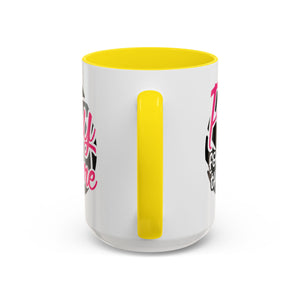 Volleyball  Coffee Mug, Play for the Cure Cup, Sports Gift , Athletes, Cancer Awareness, Inspirational Mug