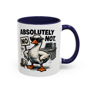 Sassy Coffee Mug, Humorous Gift for Geese Lovers, Fun Office Desk Decor, Funny Animal Cup, Quirky Kitchenware