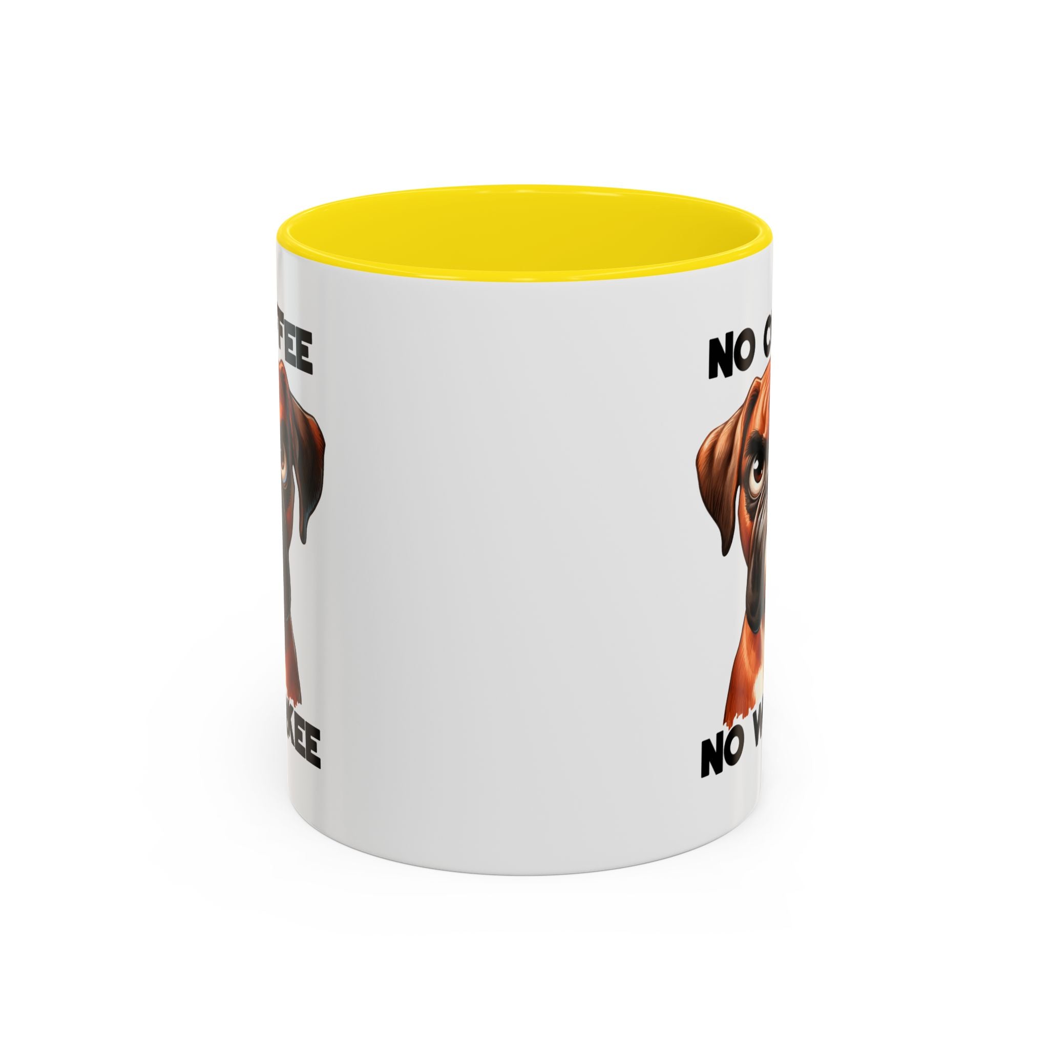 Boxer Dog Coffee Mug - No Coffee No Workee, Funny Dog Lover Gift, Pet Owner Tea Cup, Animal Lover Kitchen Decor, Boxer Mom Mug