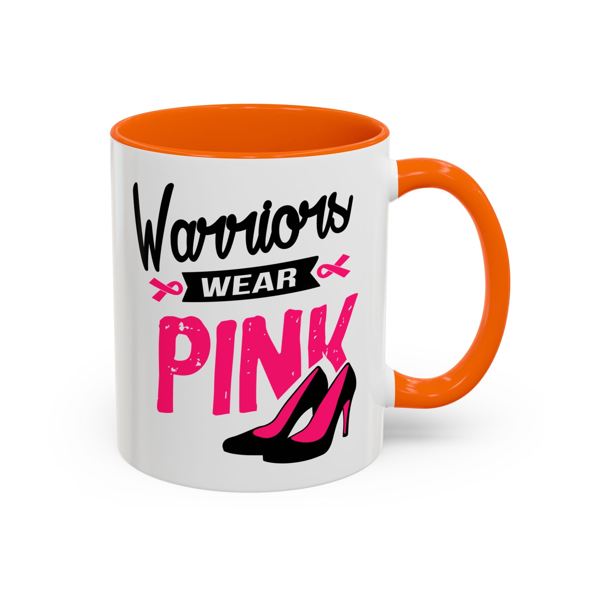 Breast Cancer Awareness Coffee Mug, Inspirational Gift, Warrior Mug, Pink Ribbon Awareness, Supportive Beverage Cup