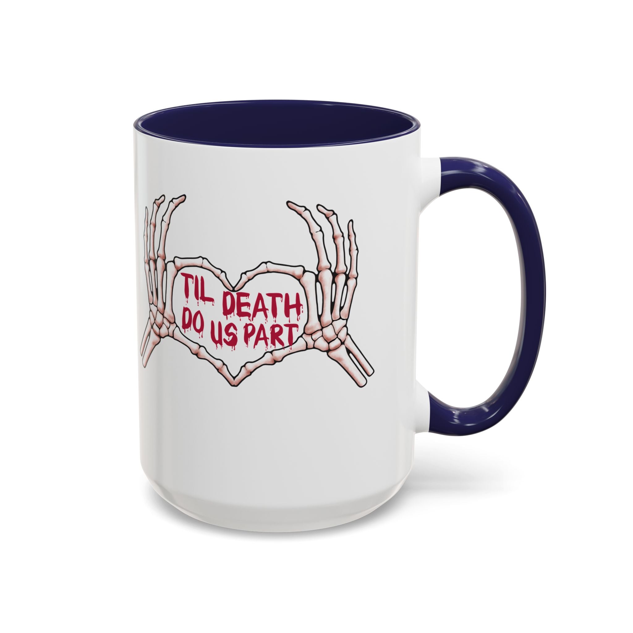 Til Death Do Us Part Skeleton Hands Coffee Mug