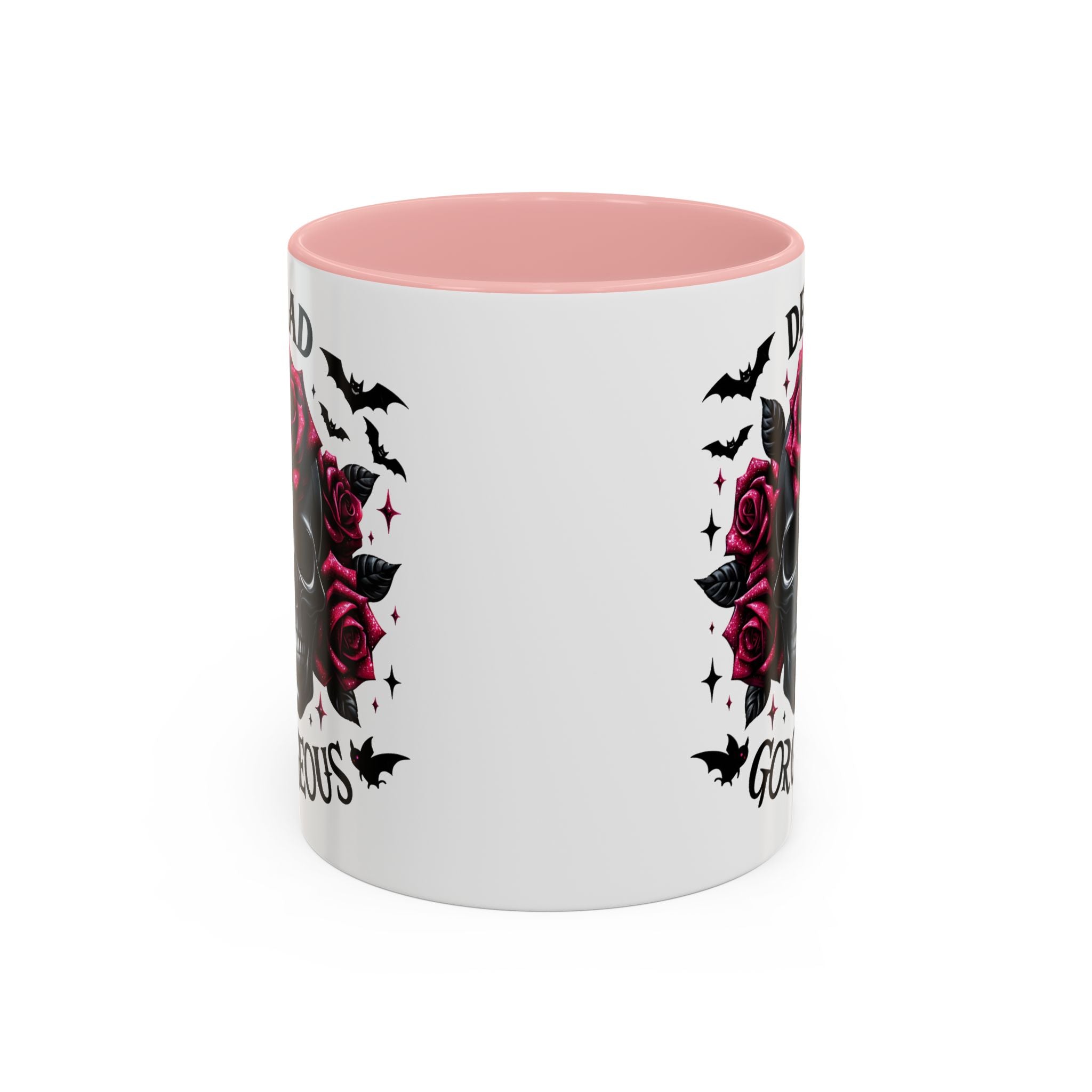 Gothic Skull Coffee Mug - Dead Gorgeous Design halloween horror art goth