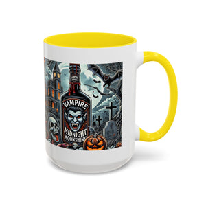 Gothic vampire Halloween Coffee Mug, Spooky Decor, Skull Design, Gift for Horror Lovers,  Party Essential, Unique Drinkware