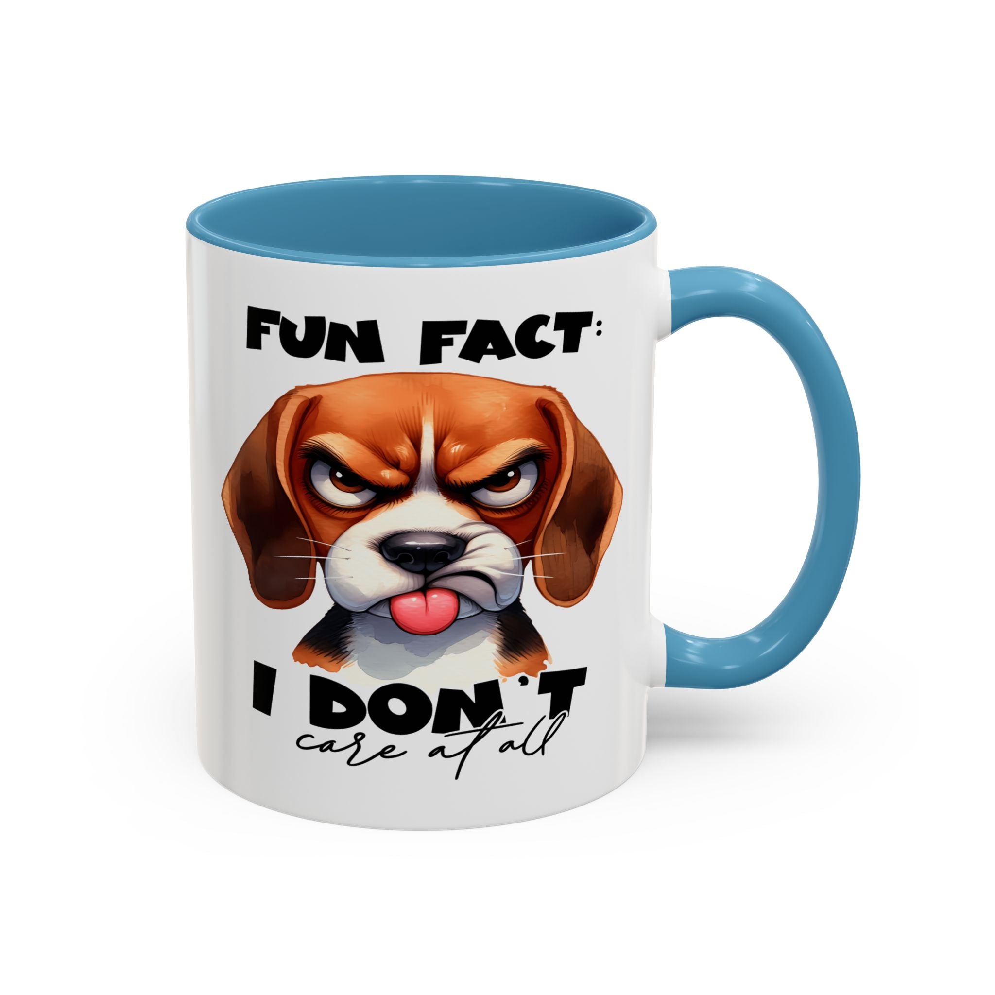 Funny Dog Accent Coffee Mug - Beagle Lover Gift, Pet Owner Present, Unique Animal Mug, Quirky Home Decor, Fun Fact Design
