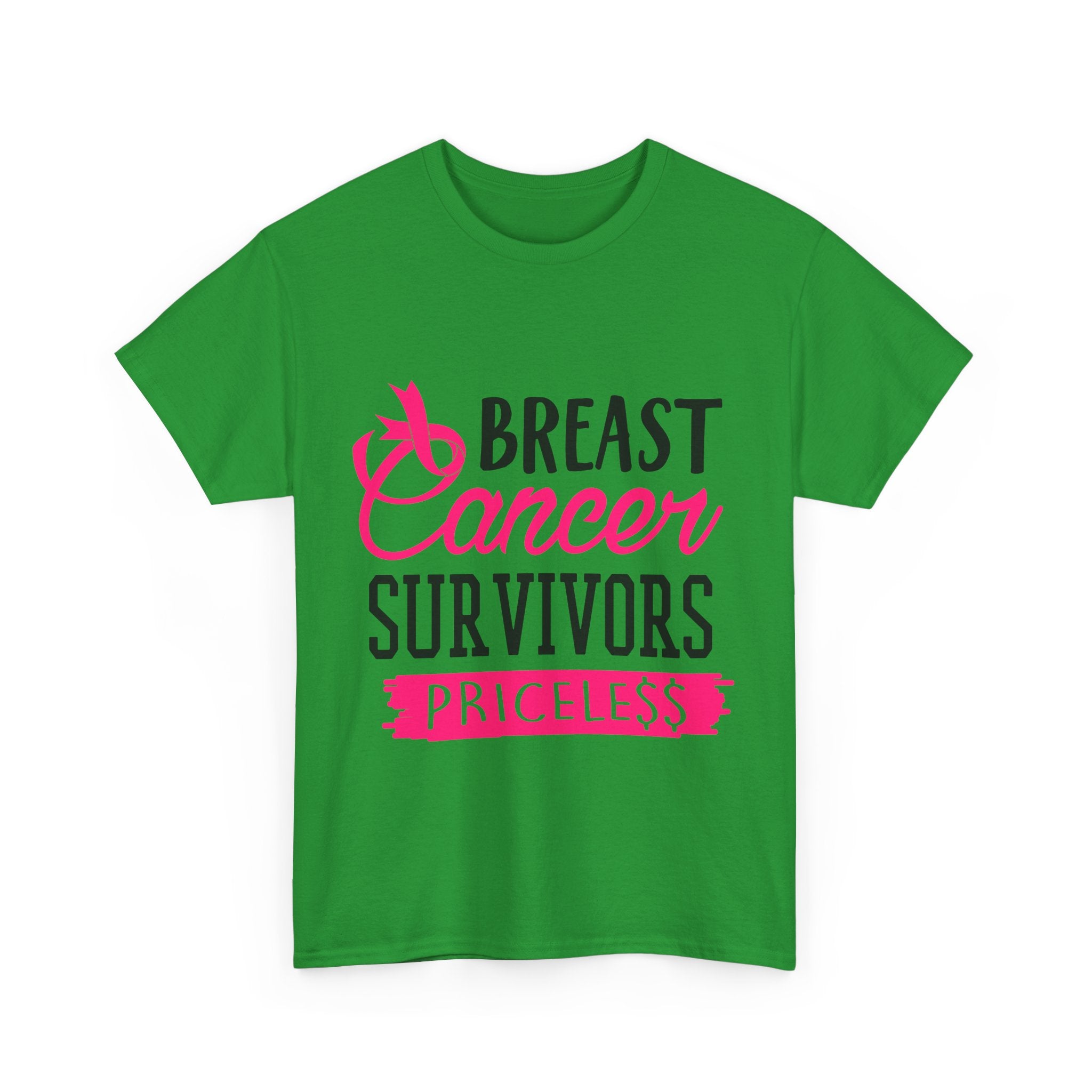 Breast Cancer Survivor Tee, Inspirational Shirt, Unisex Heavy Cotton Tee, Support Breast Cancer Awareness, Gift for Survivors