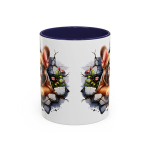 Charming Dog-Themed Coffee Mug, Perfect for Pet Lovers, Gift for Dog Owners, Cute French Bulldog Art, Ideal for Birthdays and Holidays