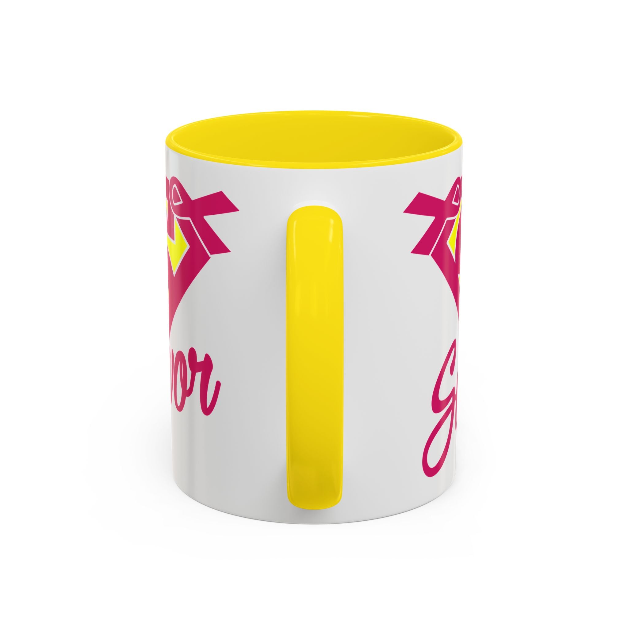 Survivor Mug 11oz & 15oz | Cancer Awareness, Motivational Gift, Empowerment, Superhero Theme, Unique Coffee Cup