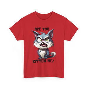 Are You Kitten Me? Cat Lover Tee, Funny T-Shirt, Gift for Cat Owners, Unisex Cotton Tee, Cute Kitten Shirt, Pet Lovers Apparel