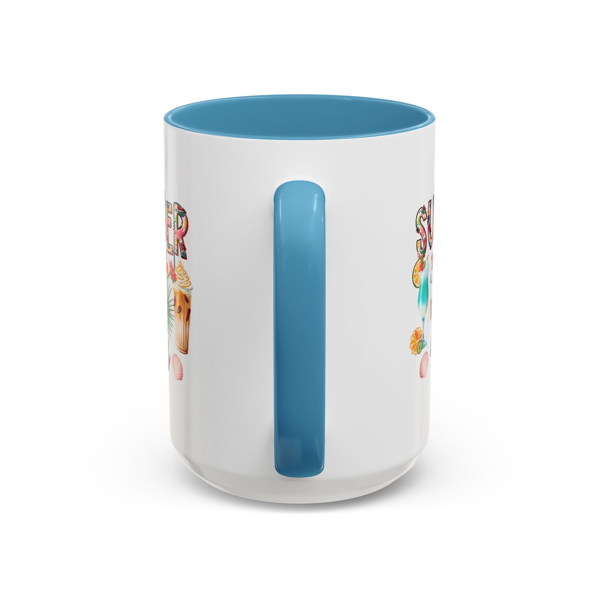 Summer Vibes Accent Coffee Mug - 11oz & 15oz - Perfect for Sunny Days & Celebrations