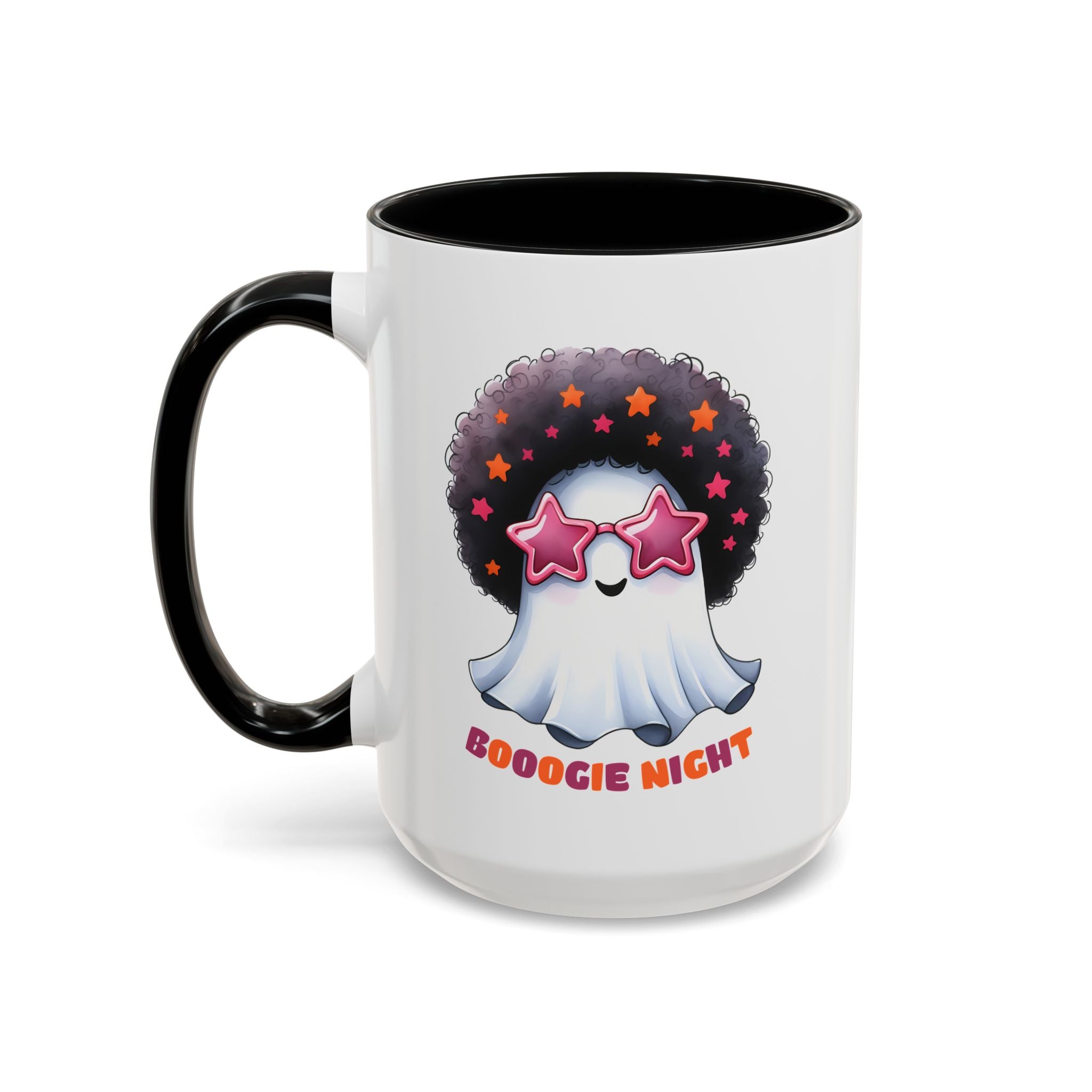 Groovy Ghost Coffee Mug - Fun, Whimsical Mug for Halloween, Parties, Gift for Friends, Unique Home Decor, Boogie Night