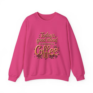 Coffee Mood Crewneck Sweatshirt - Cozy Gift for Coffee Lovers, Perfect for Birthdays, Holidays, Casual Days, Comfortable Wear