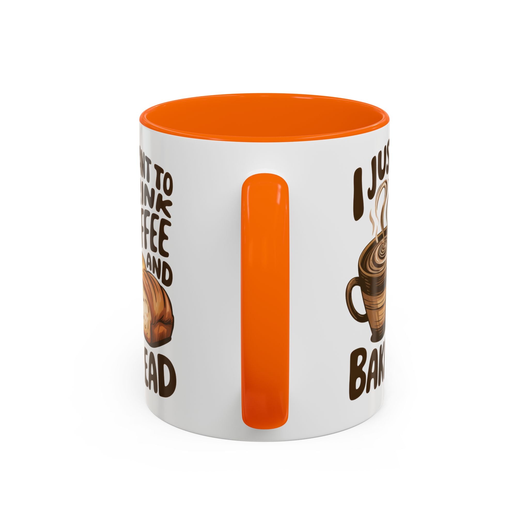 Cute Coffee & Bread Mug - Ideal for Baking Enthusiasts kitchen fun cozy