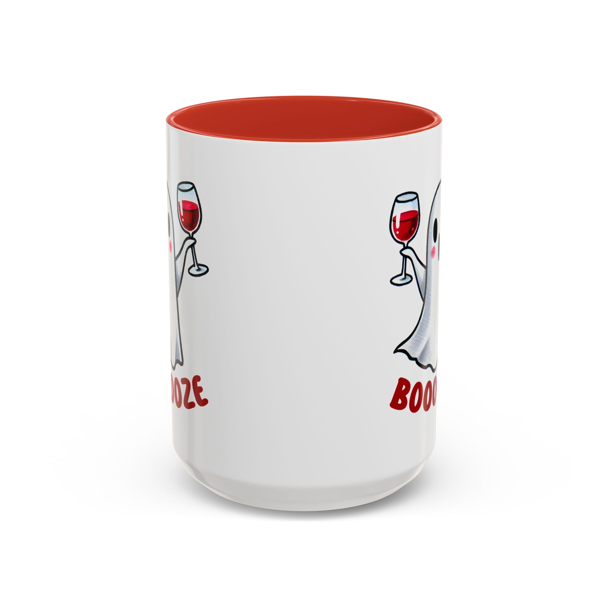 Boozy Ghost Accent Coffee Mug | Funny Halloween Tea Cup, Spooky Gift, Halloween Decor, Ghost Mug for Parties, Unique Drinkware