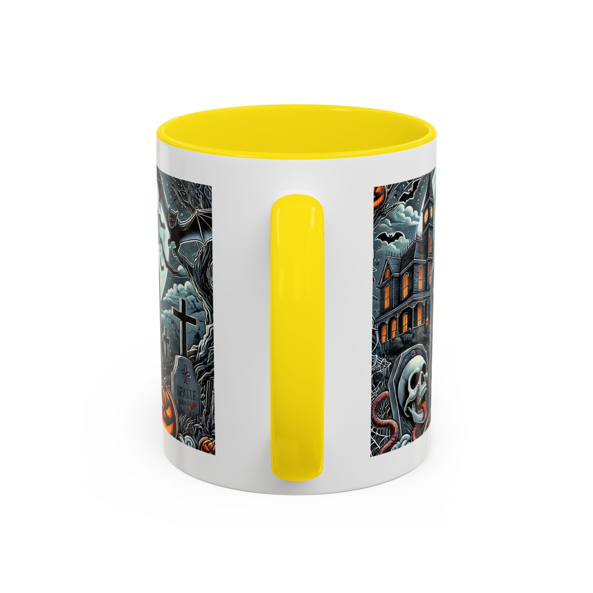 Gothic vampire Halloween Coffee Mug, Spooky Decor, Skull Design, Gift for Horror Lovers,  Party Essential, Unique Drinkware