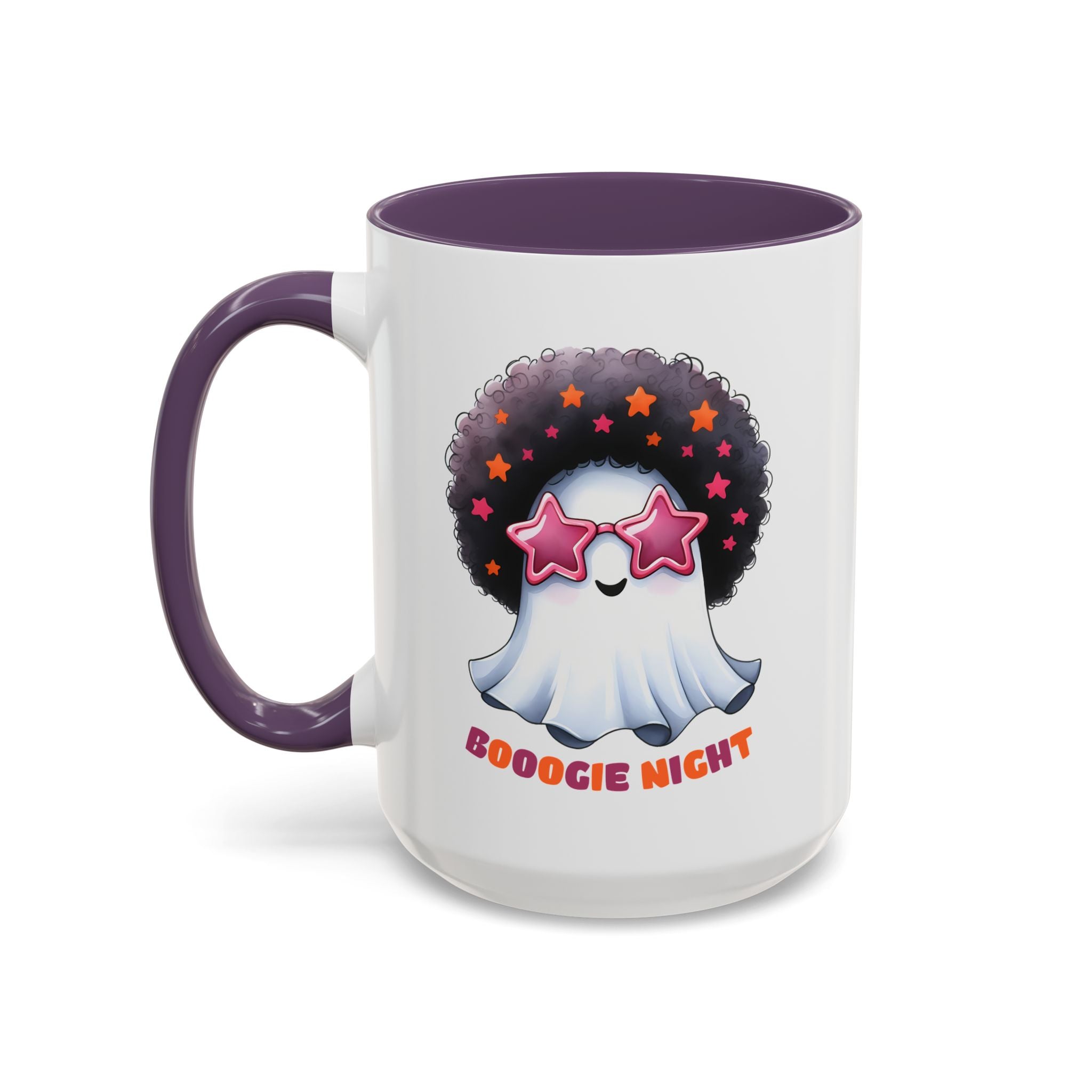 Groovy Ghost Coffee Mug - Fun, Whimsical Mug for Halloween, Parties, Gift for Friends, Unique Home Decor, Boogie Night