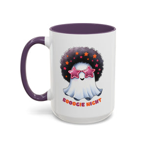 Groovy Ghost Coffee Mug - Fun, Whimsical Mug for Halloween, Parties, Gift for Friends, Unique Home Decor, Boogie Night