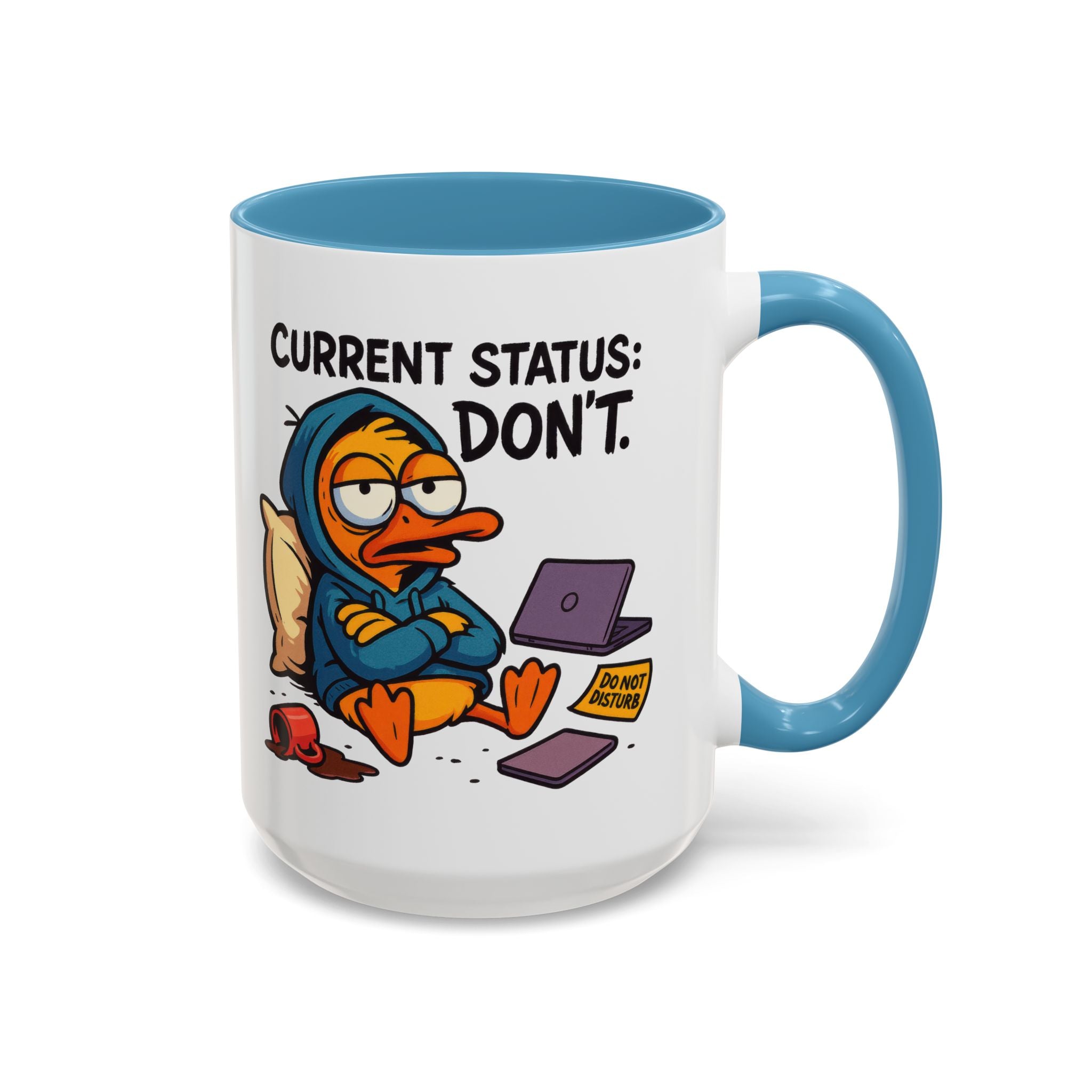 Chill Vibes Coffee Mug, Perfect for Lazy Days, Gift for Homebodies, Quirky Coffee Lover, Fun Desk Accessory, Work from Home Essentials
