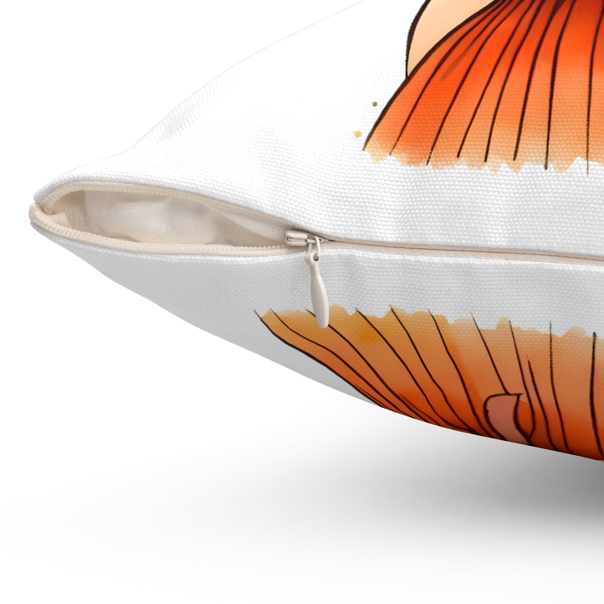 Monarch Butterfly Girl Decorative Pillow — 'Different, Beautiful, Never Wrong' Accent Cushion