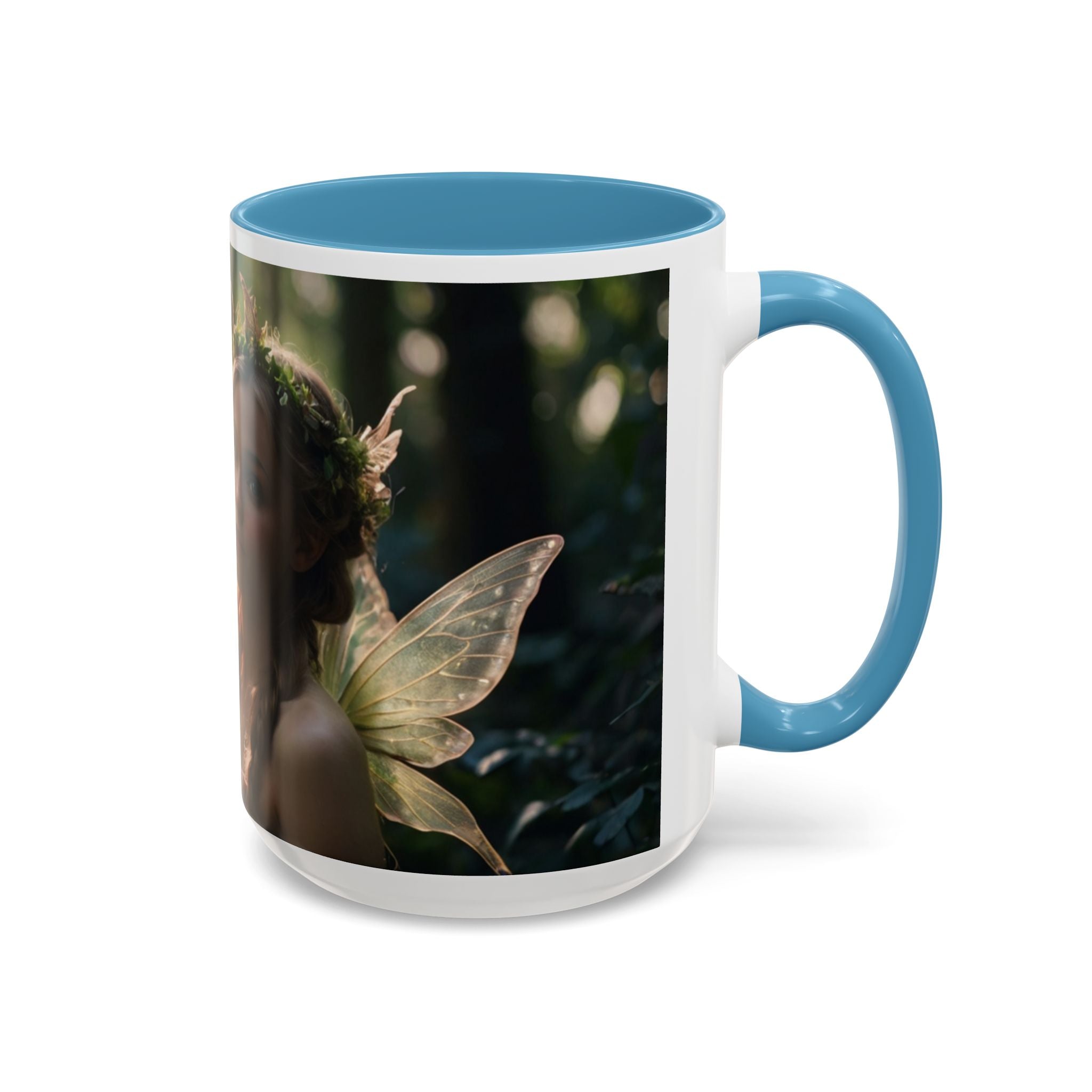 Fairy Forest Accent Coffee Mug - Enchanting Design for Nature Lovers