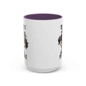 Totally Pettable Coffee Mug, Dog Lover Gift, Animal Print Mug, Funny Pet Mug, Customizable Coffee Cup, Gift for Pet Owners