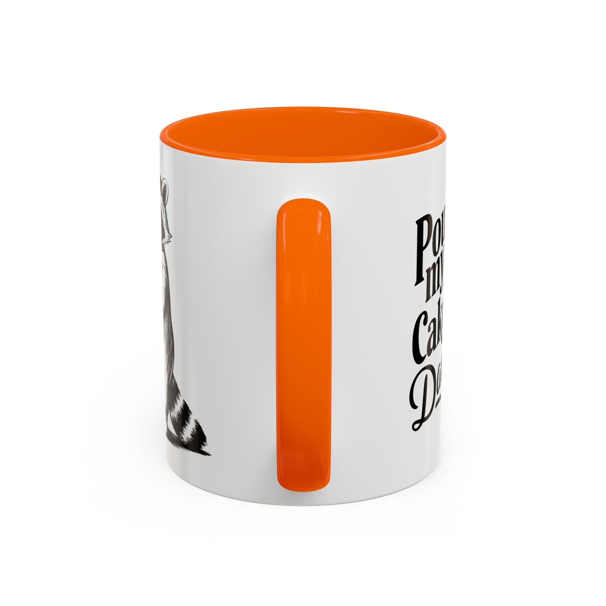 Funny Raccoon Coffee Mug - "Pound My Cake Daddy" adult sex humor