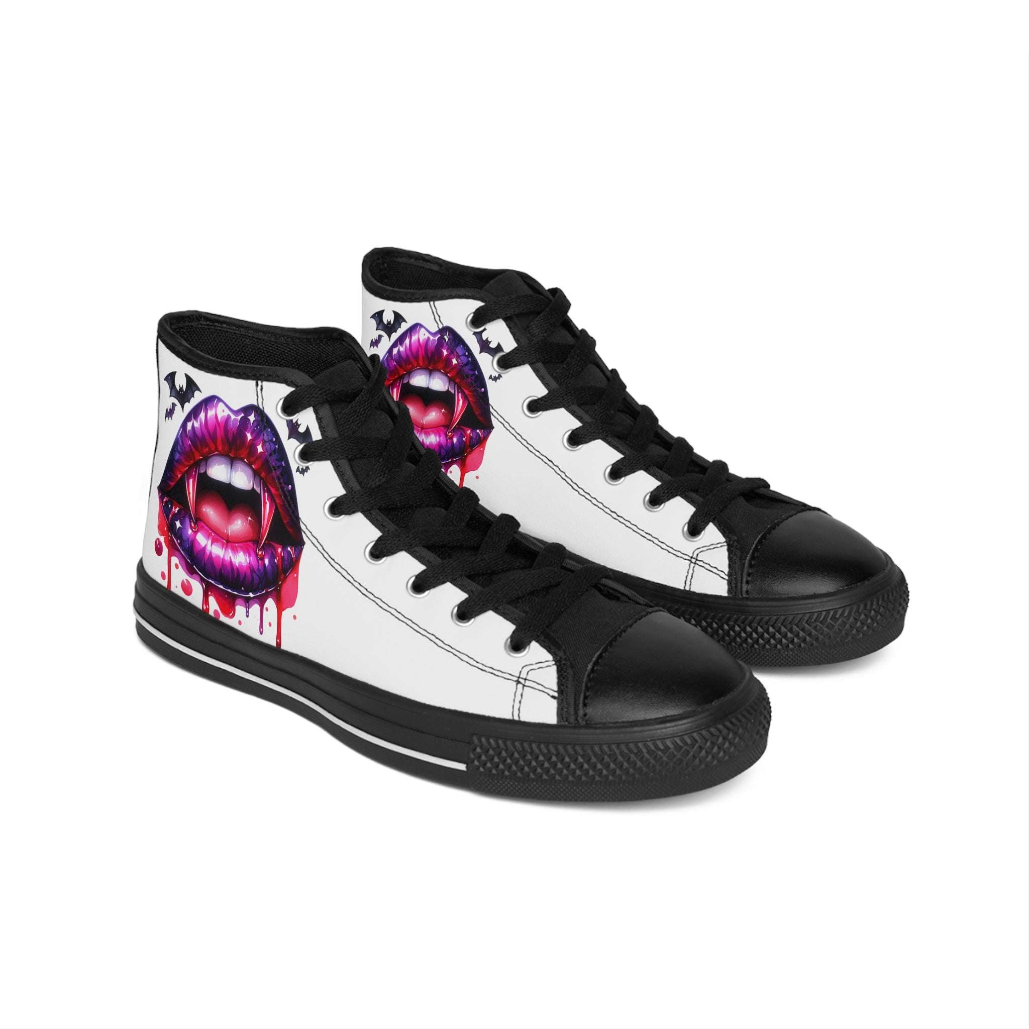 vampire bite horror Men's Classic Sneakers halloween gift