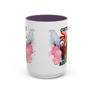 Coffee Addict Mug, Funny Coffee Lover Gift, Unique Kitchen Decor, Quirky Morning Brew Cup, Perfect for Birthdays & Holidays