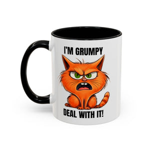 Grumpy Cat Coffee Mug, Funny Cat Mug, Gift for Cat Lovers, Office Coffee Cup, Humor Mug, 11oz 15oz