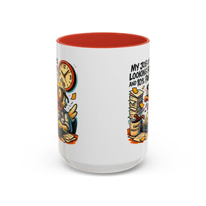 Funny Office Duck Coffee Mug | Perfect Gift for Office Workers, Desk Jokes, Humor, Funny Barista Mug, Creative Gift Idea